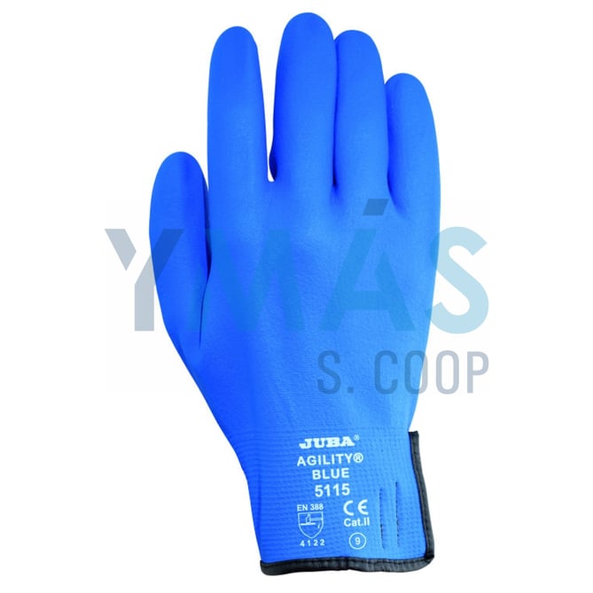 GUANTE NYLON NITRILO AGILITY BLUE 7