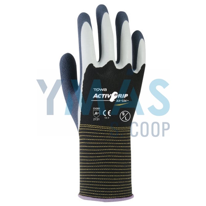 GUANTE ACTIGRIP NYLON LATEX 10