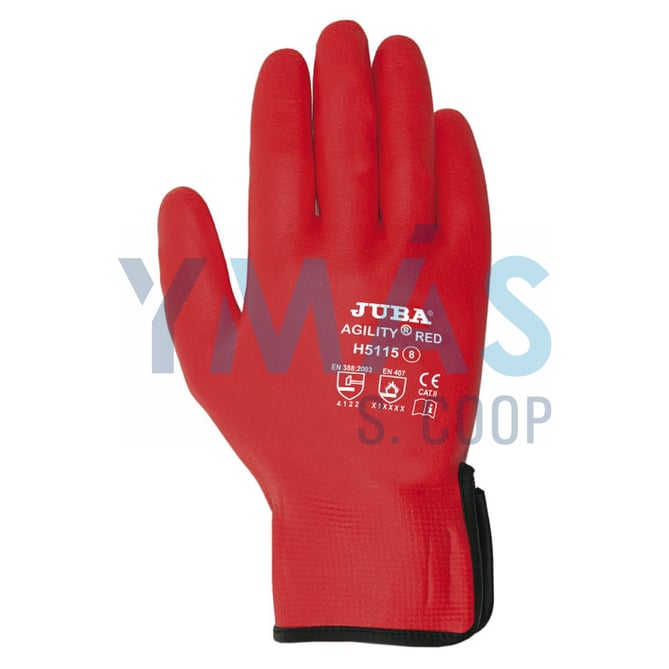GUANTE NYLON NITRILO FOAM AGILITY RED 9