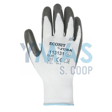 GUANTE ECONIT POLIESTER PALMA NITRILO 8