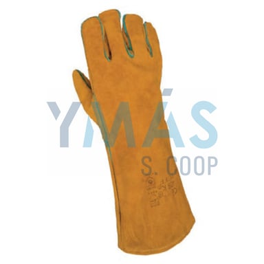 GUANTE SOLDADOR SERRAJE NARANJA HILO KEVLAR T-10