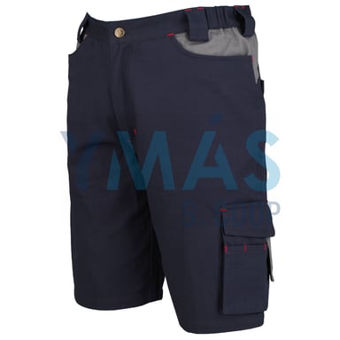 PANTALON CORTO STRETCH MULTIBOLSILLOS AZUL M