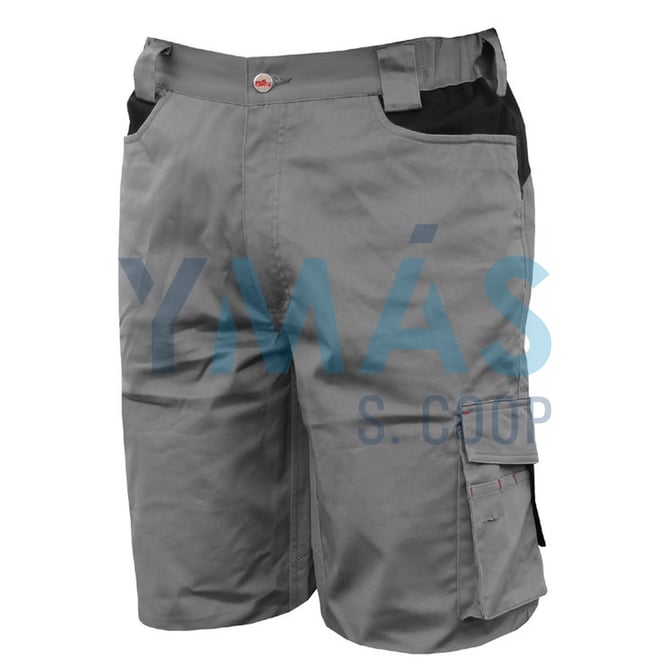 PANTALON CORTO STRETCH GRIS XL