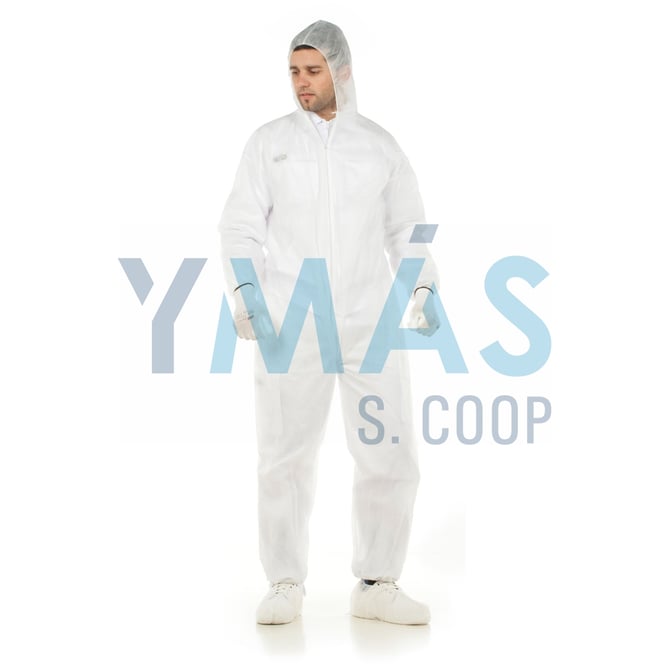 BUZO DESECHABLE POLIPROPILENO TIPO I BLANCO XL