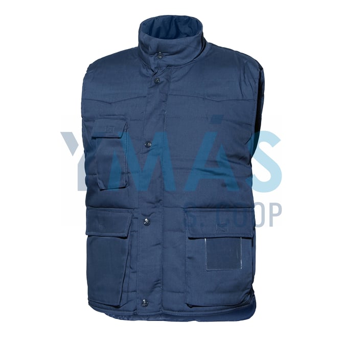 CHALECO MULTIBOLSILLO AZUL T/XXL
