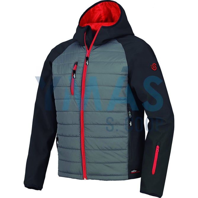 CHAQUETA BONNY GRIS NEGRA L