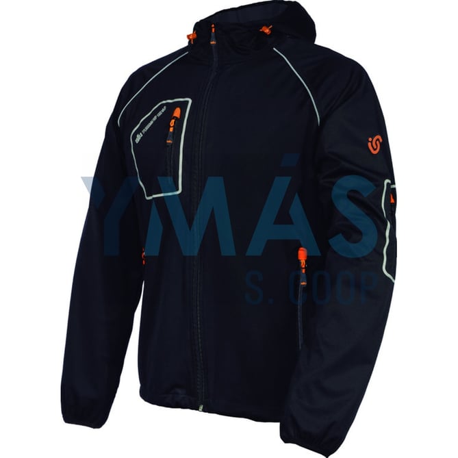 CHAQUETA SOFTSHELL THINY NEGRO XL