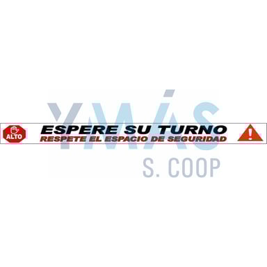 CINTA ADHESIVA ESPERE SU TURNO 100X10CM