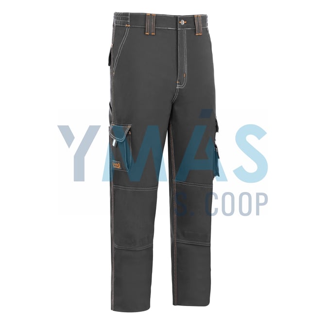 PANTALON STRETCH L9000 GRIS 38