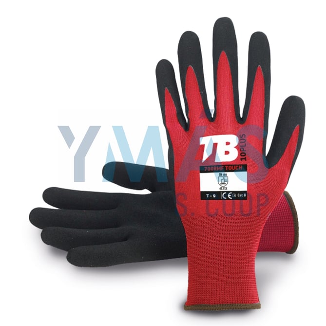 GUANTE NYLON PALMA NITRILO 10