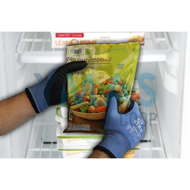 GUANTE NYLON SIN COSTURAS ICE BLUE 9