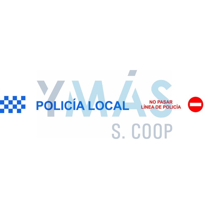 ROLLO CINTA SEÑALIZACION 7,5CMX200M POLICIA LOCAL