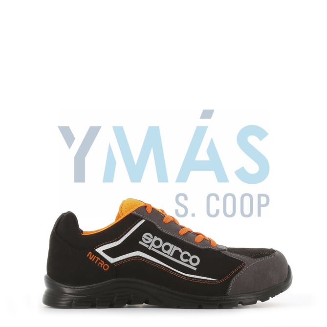 ZAPATO DEPORTIVO SPARCO NITRO S3 NEGRO Y GRIS 41