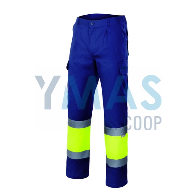 PANTALON ALTA VISIBILIDAD AMARILLO AZUL MARINO XXL