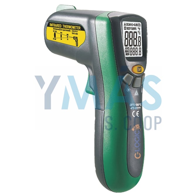 TERMOMETRO INFRARROJO LASER A DISTANCIA 300§C