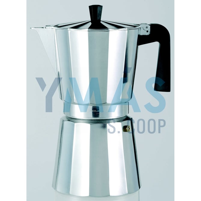 CAFETERA ALUMINIO NEW VITRO 6 TAZAS