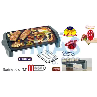 PLANCHA ASAR MAGIC 2500W GR555