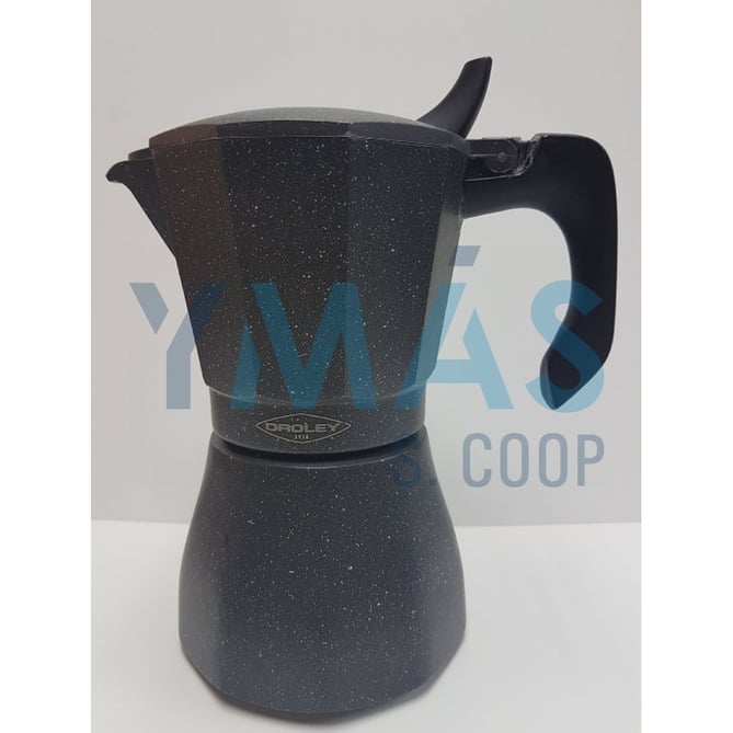 CAFETERA INDUCCION ALUMINIO PIEDRA 6 TAZAS