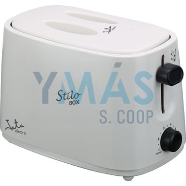 TOSTADOR 750W 2 REBANADAS ANCHAS BLANCO TOQUE FRIO