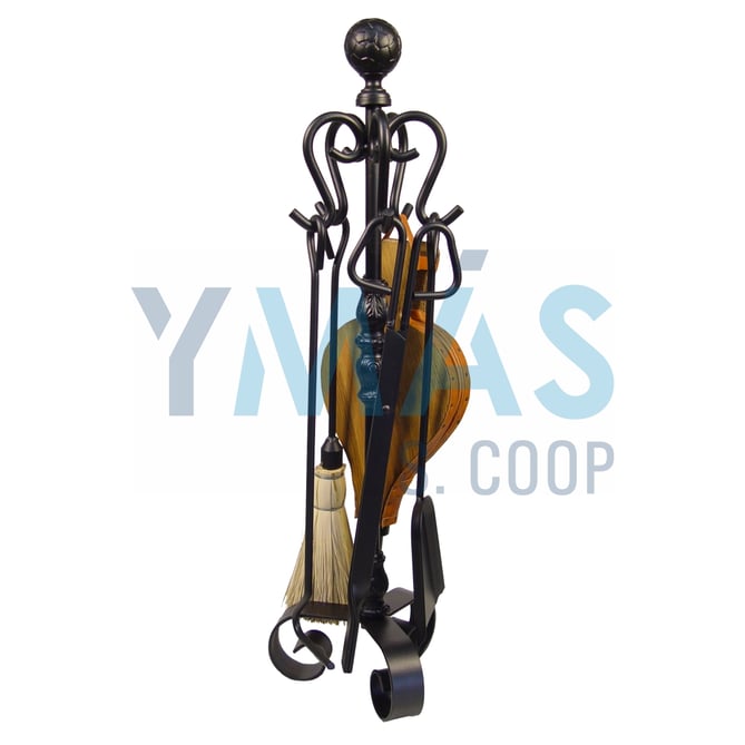 JUEGO ACCESORIOS CHIMENEA 5 PIEZAS