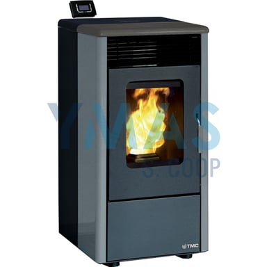 ESTUFA PELLET TMC810 ELEGANCE 9KW NEGRO/GRIS