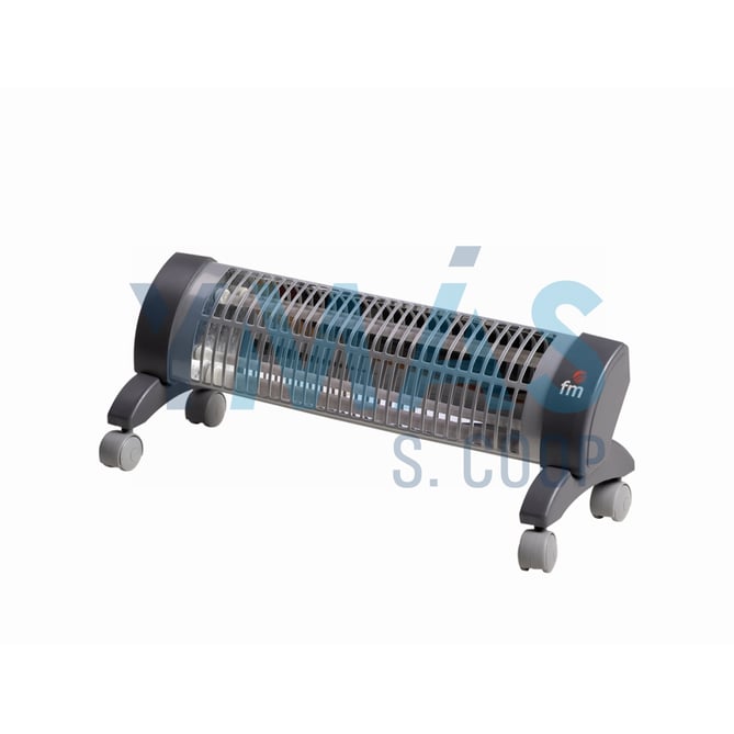 RADIADOR ELECTRICO RUEDAS 2 BARRAS 600/1200W
