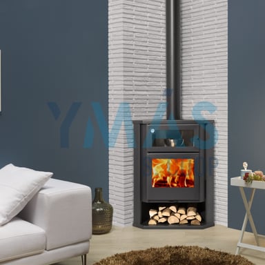 ESTUFA LEÑA RINCON OPORTO 7KW ECODESIGN REF.18601