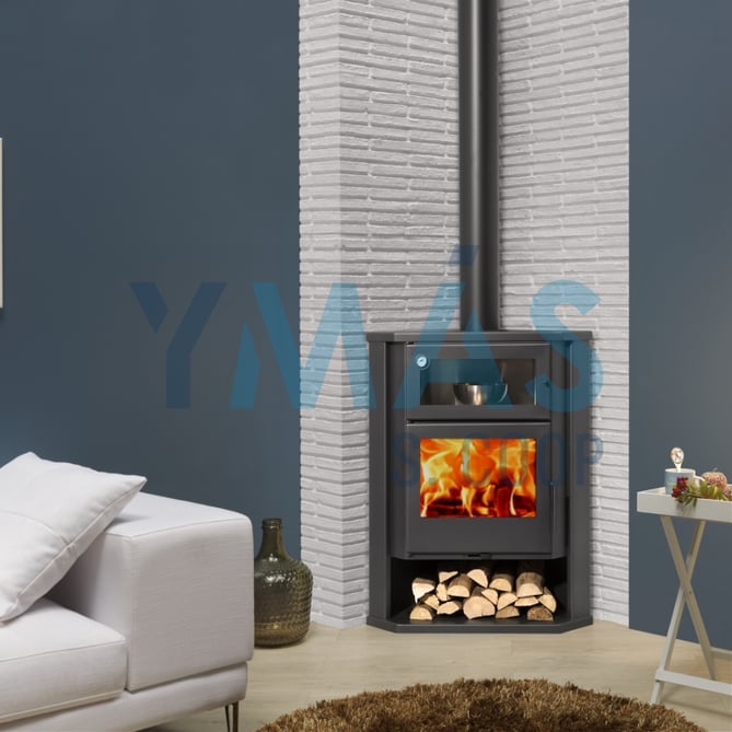 ESTUFA LEÑA RINCON OPORTO 7KW ECODESIGN REF.18601