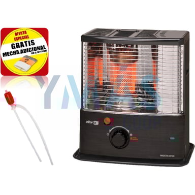 ESTUFA DE PARAFINA MECHA ZIBRO 3KW 4L