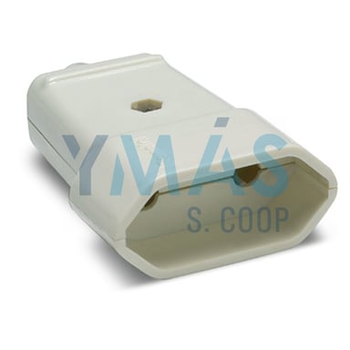 BASE MOVIL 10A-250V BLANCO