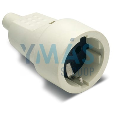 BASE MOVIL TT PVC GOMA 16A-250V BLANCO
