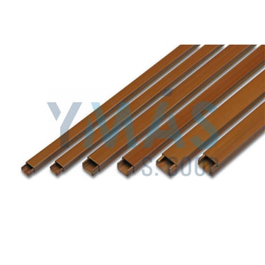 CANALETA ADHESIVA 10X16 SIMPLE MADERA 2M