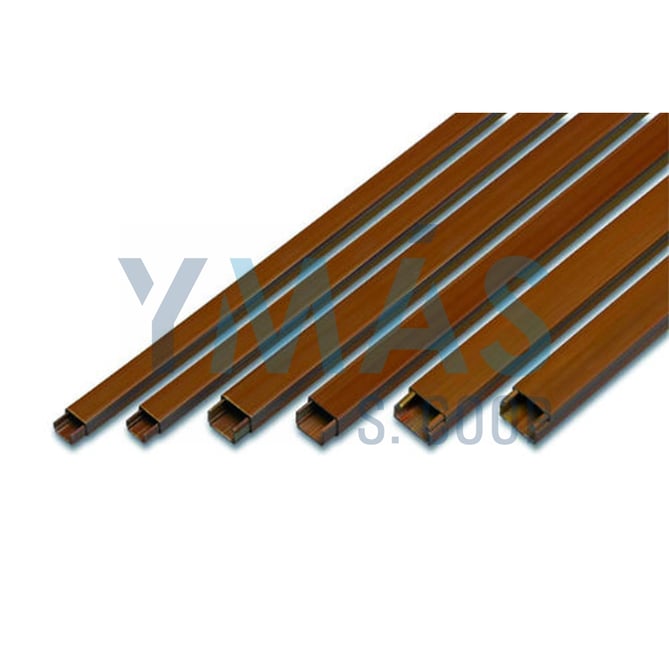 CANALETA ADHESIVA 10X20 SIMPLE MADERA 2M