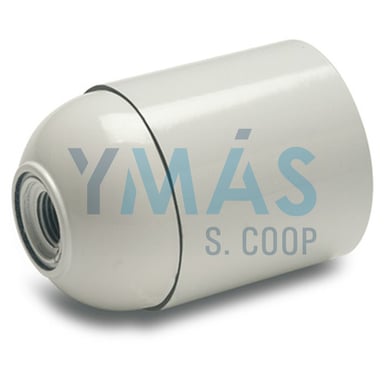 PORTALAMPARAS LISO E-27 BLANCO