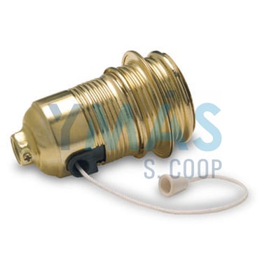 PORTALAMPARAS METALICO CON INTERRUPTOR E-27