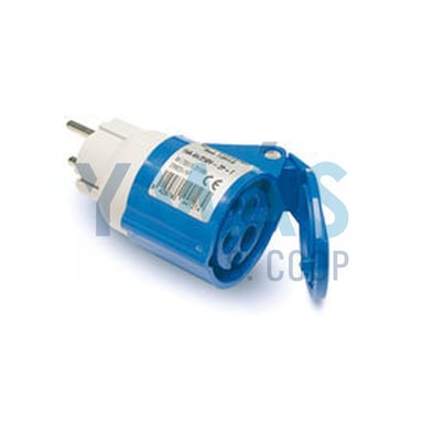 ADAPTADOR CLAVIJA IP40 2P+TTL BASE 2P+T