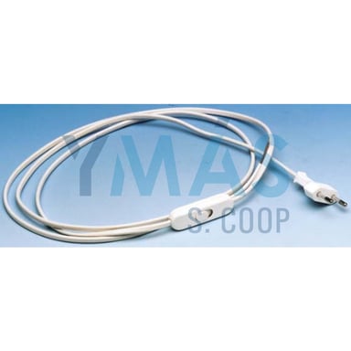 CABLE LAMPARA PLANA INTERRUPTOR 2X075 2M BLANCO