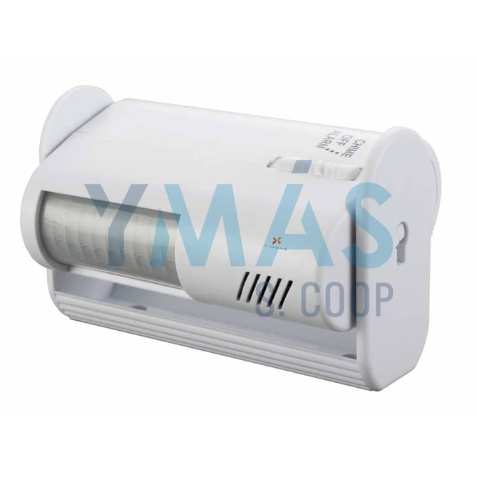 DETECTOR DE MOVIMIENTO CON ALARMA Y TIMBRE