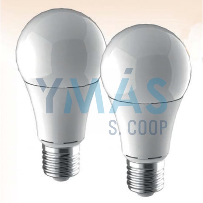 LAMPARA LED STANDAR E27 10W 900 LUMENS 2 UNIDADES