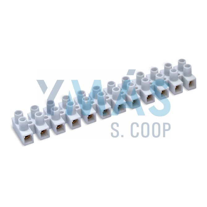 REGLETA CONEXION 10MM BLANCA 57A 12 ELEMENTOS