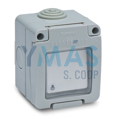 PULSADOR ESTANCO SUPERFICIE TIMBRE 10A 250V IP55