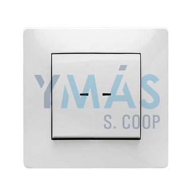 PULSADOR LUMINOSO 10 A 250 BLANCO HABITAT 15