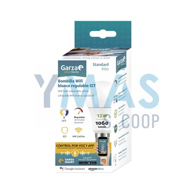 LAMPARA WIFI REGULABLE E27 12W 1060 LUMENS