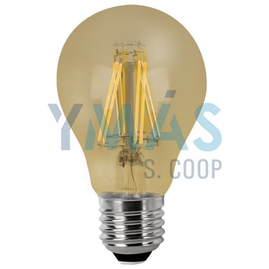 LAMPARA LED STANDAR FILAMENTO VINTAGE E27 6W 600LM