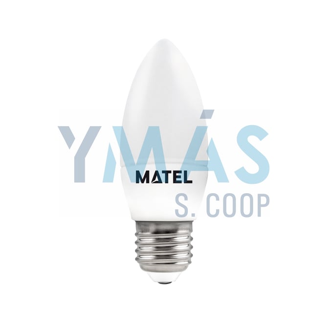LAMPARA LED VELA E27 5W FRIA 500 LUMENS
