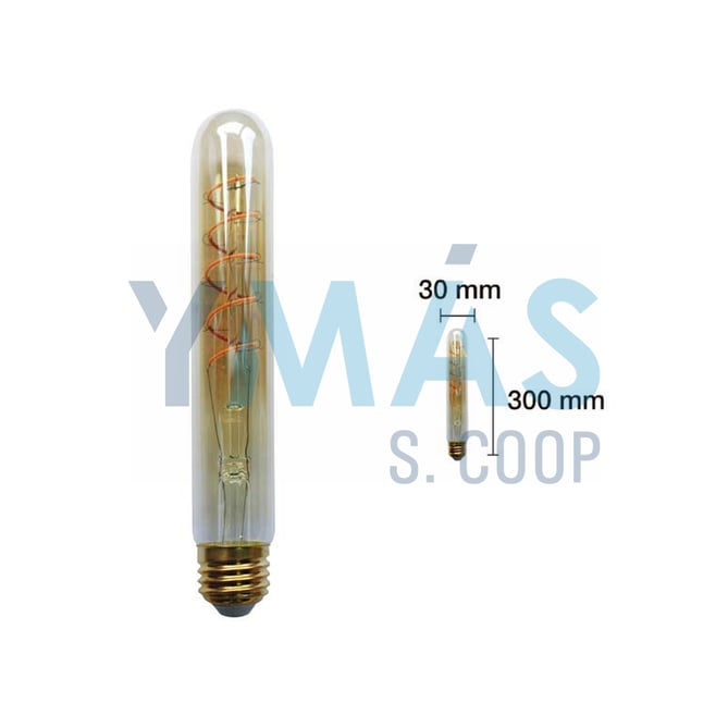 LAMPARA LED DECORATIVA GOLD MAXI E27 8W 640 LM