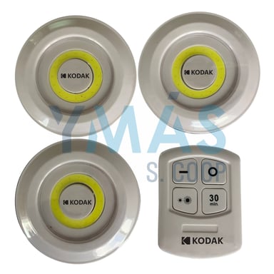 PUNTO LUZ LED 3W 130LM C/DISTANCIA (3UDS) HOME