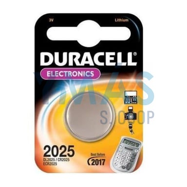 PILA BOTON DURACELL LITIO 2025 2 UNIDAD