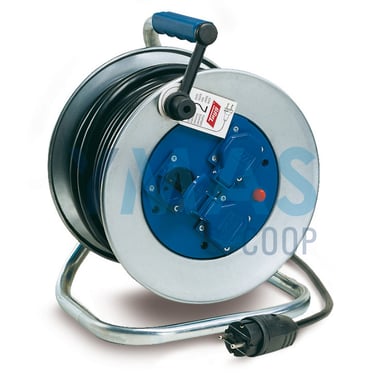 ENROLLACABLE 25M 3X2.5MM 4000W C/TAPA IP55