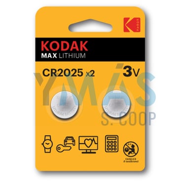 PILA BOTON LITIO ULTRA 3V 2025 2 UNIDADES